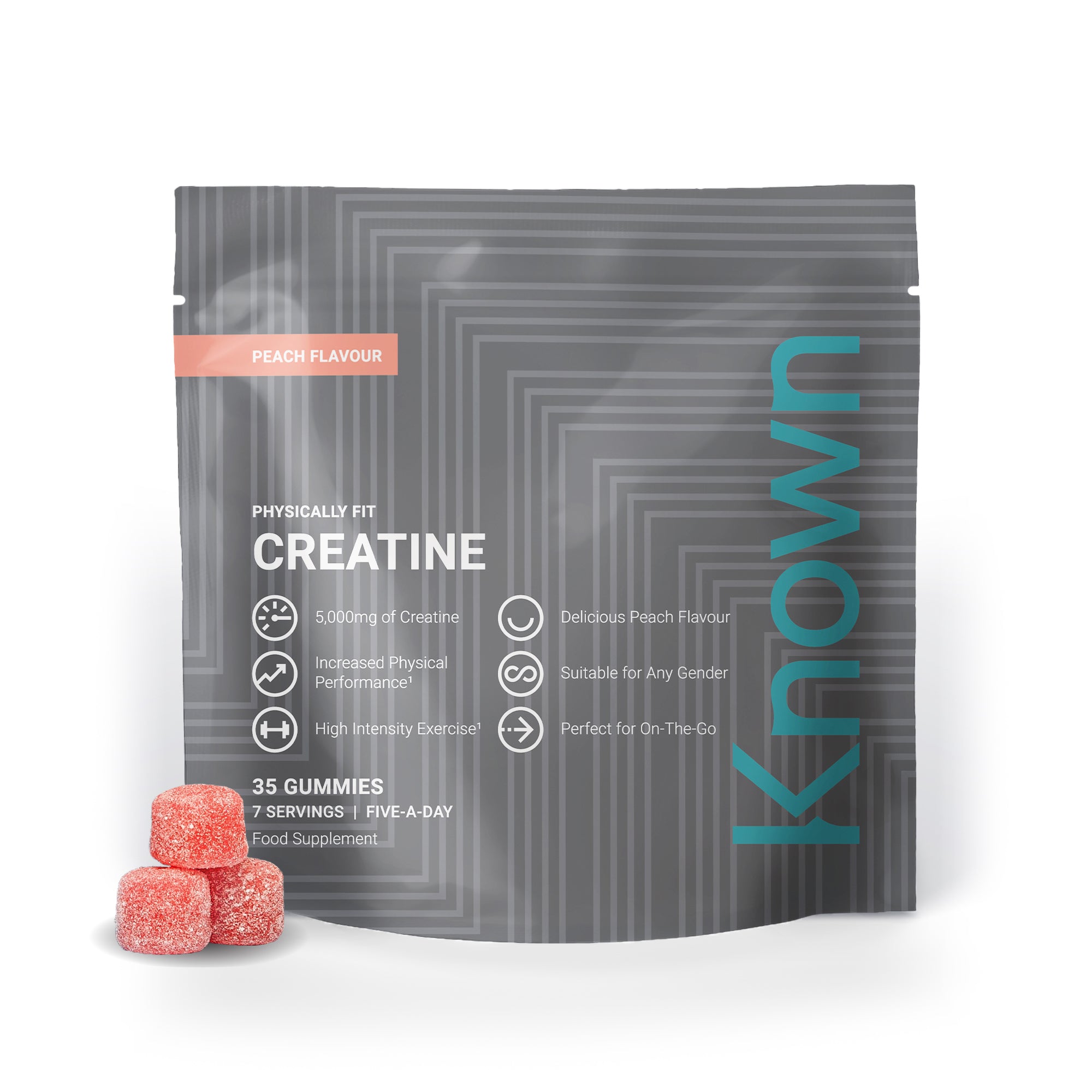 Creatine Gummies On The Go Pouch - Peach