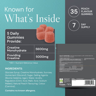Creatine Gummies On The Go Pouch - Peach