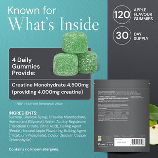 Creatine Gummies Value Pouch - Sour Apple