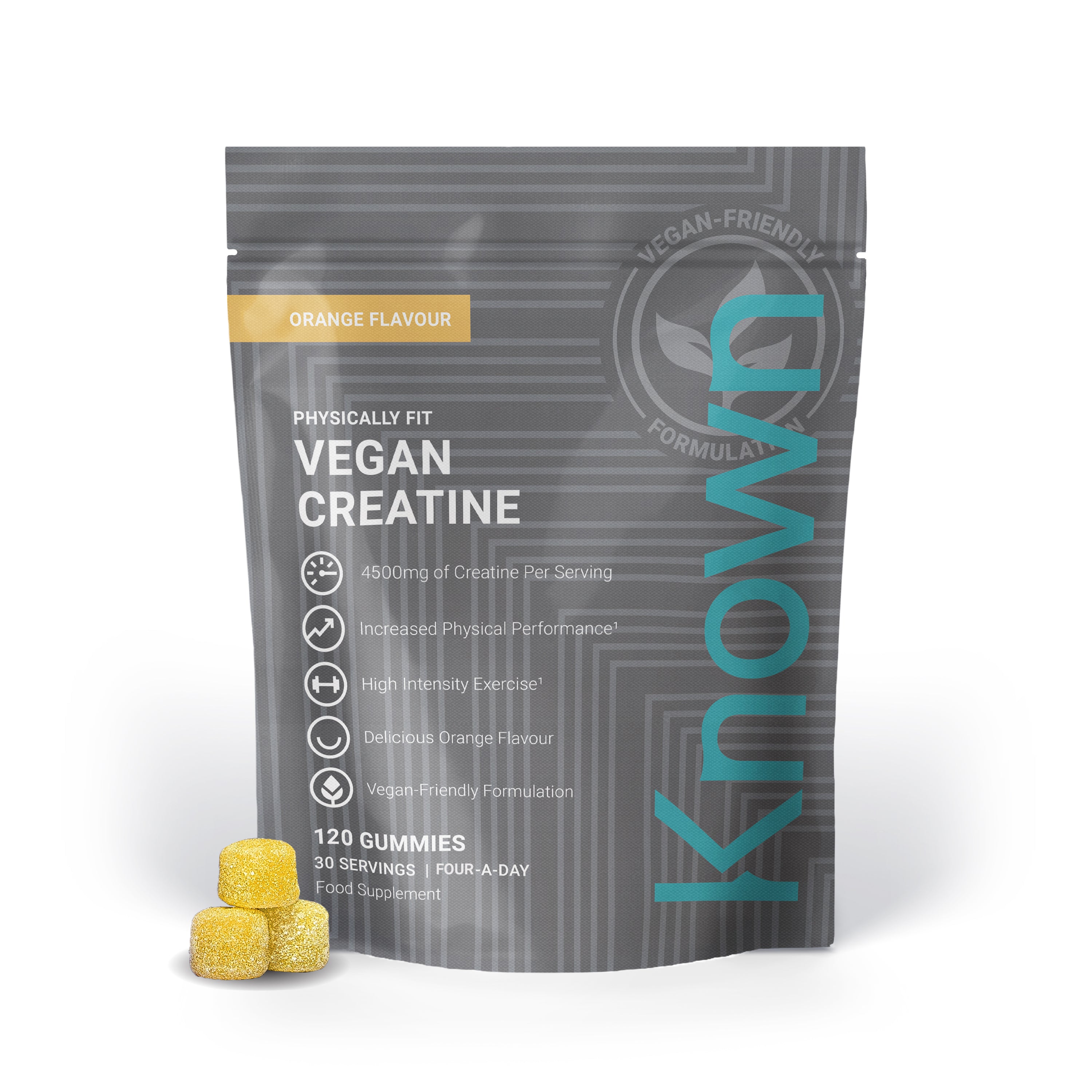 Vegan Creatine Gummies Value Pouch - Orange