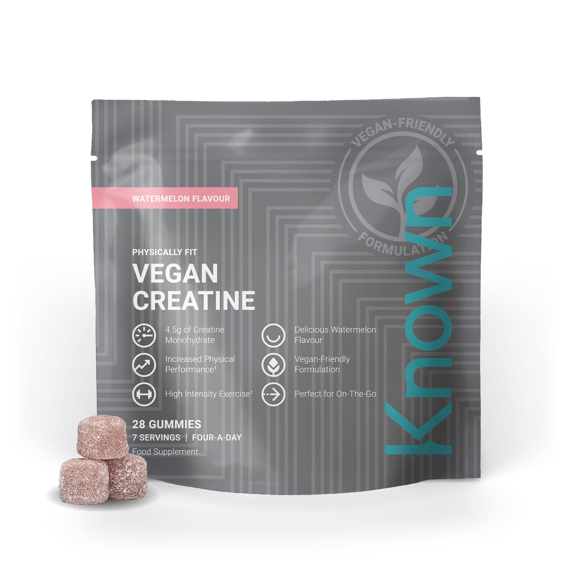 Vegan Creatine Gummies On The Go Pouch - Watermelon
