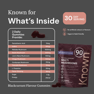 Multi Mushroom Gummies Value Pouch