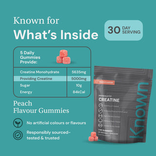 Creatine Gummies Value Pouch - Peach