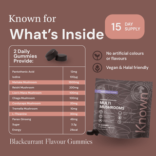 Multi Mushroom Gummies On The Go Pouch