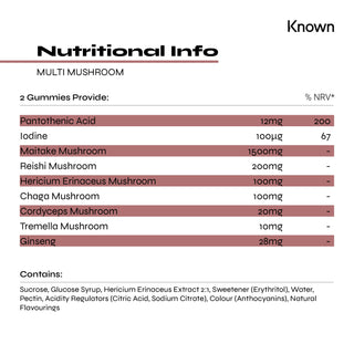 Vegan Multi Mushroom Complex