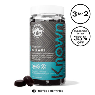 Shilajit Gummies with 50% Fulvic Acid & Ashwagandha - Energy Support & Brain Health