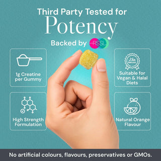 Creatine Gummies On The Go Pouch - Orange